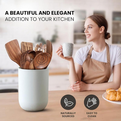 WoodCraft Utensil Set